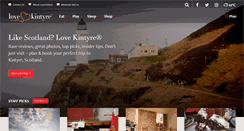 Desktop Screenshot of lovekintyre.com
